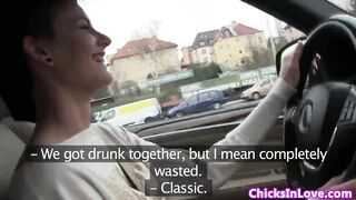 Euro lesbians public pussylicking sextape