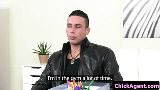 Casting agent pussydrilled with stiff cock