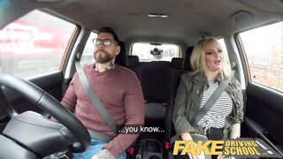Hot Driving School 2 students have hot backseat sex