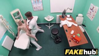 Hot Hospital Horny doctor gets to fuck a freshly shaven