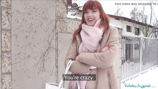 Public Sex German redhead Anny Aurora loves cock