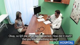 HotHospital Shy cute Russian cured by cock in mouth