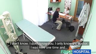 HotHospital Hot brunette nurse gives patient some sex