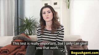 Casted euro amateur cockriding office agent