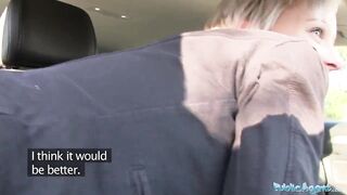 Public Sex Janie Sky gets her pussy splattered with spunk