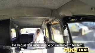 Hot Taxi bride to be runs away from her wedding