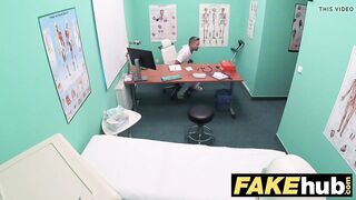 Hot Hospital Toilet room blowjob and fucking with big boobs