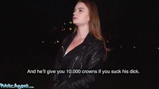 Public Sex Katarina Rina Fucked Doggystyle in the Woods