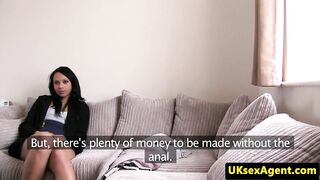 Nubian casting brit babe doggystyled
