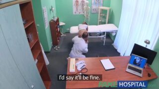 HotHospital Petite Euro patient orgasms pussy juice