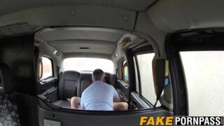 Hot big boobs brunette Emma gets pussy pounded by cab driver
