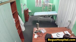 Cocksucking euro patient pussylicked by doc