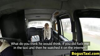 Tattooed amateur britt babe nailed by cabbie
