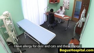 Czech patient feltup by doctor