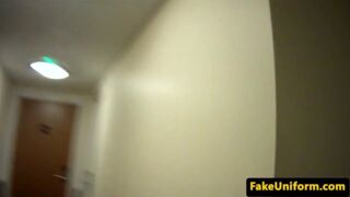 British babe spitroasted by police officers