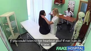 HotHospital Doctors cock and nurses tongue cure frustrated