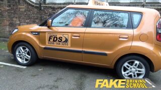 Hot Driving School Teacher fucks up the exam for pert teen