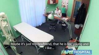 Hot Hospital Flirty tattooed minx demands fast and hard sex