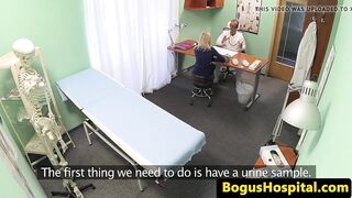 Real euro patient squirting while fingered