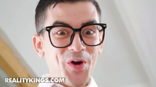 Nerdy Hot Girls With Glasses Playing Together & Getting Fucked In The Ass - Hot Videos