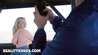 Hot Videos - Blonde Hottie Miss Jackson Takes A Break From Hiking To Get A Taste Of Marco's Big Cock
