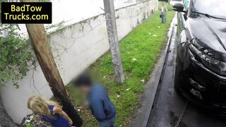 Bigtits MILF sucks cock for free tow