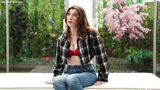 Hour glass figure with a nice big ass for this pale skin girl next door