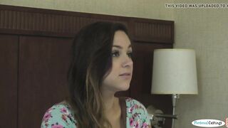 Real casting cutie gets bent over and fucked