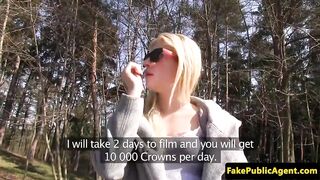 Pulled euro amateur spunked in public park