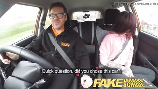 Sex Driving School 19yr petite American student creampie