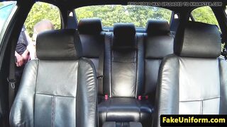 Uk cop throats pulled babe outdoors POV