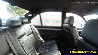 Busty brit bird doggystyled in public by cop