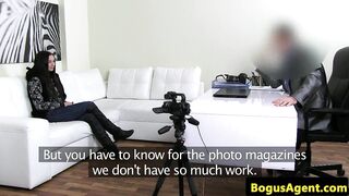 Casted euro sucking during audition