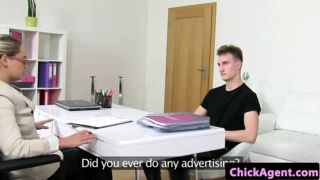 Casting agent pussylicked before doggystyle