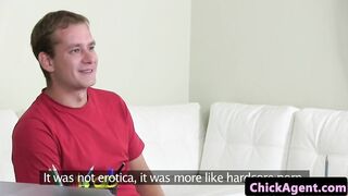 Female casting chick reaching orgasm solo