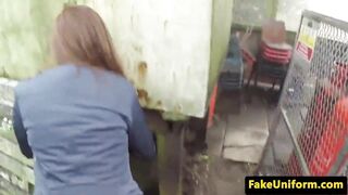 Uk amateur ass fucked by uniformed cop POV