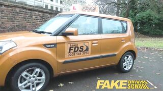 Sex Driving School American Teen Creampied by Instructor