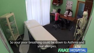 SexHospital Doctor and nurse enjoy patients wet pussy