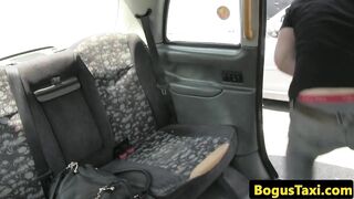Taxi brit doggystyled through sluthatch