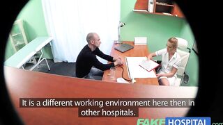 SexHospital Hot nurse seduces and fucks her old college pal