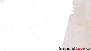Adorable stepdaughter Pamela Morrison pounded after blowjob