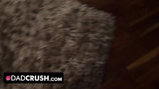 Daddy Crush - Petite Teen Sucks Stepdad’s Big Cock
