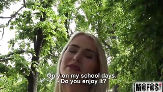 Blonde Hottie Fucks Outdoors video starring Aisha - Hot