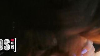 Slutty Jezebeth Is Ready To Get Down And Dirty On Johnny's Eager On The Back Of Her Car - Hot
