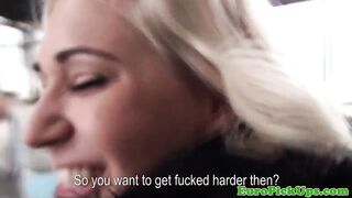 Pulled blonde amateurs factory fucking