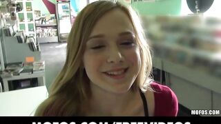 Dirty blonde bombshell toys her juicy pussy to orgasm