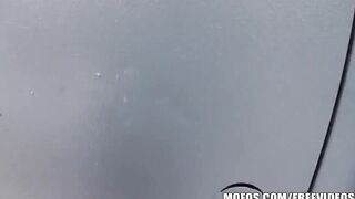 Hot- Riley blows bf in public bathroom