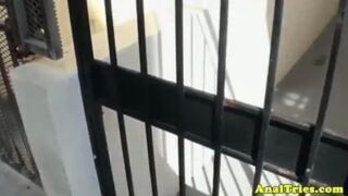 Teen gf assfucked in her little bikini