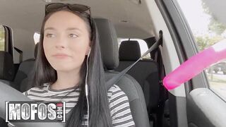 Sexy - JMac Gets A Ride From Mofos Uber Driver Gianna Ivy And Teases Her When He Finds Dildos In Her Car