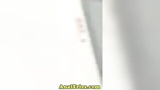 Analsex loving gf fingering her pussy
